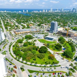 aerial of community